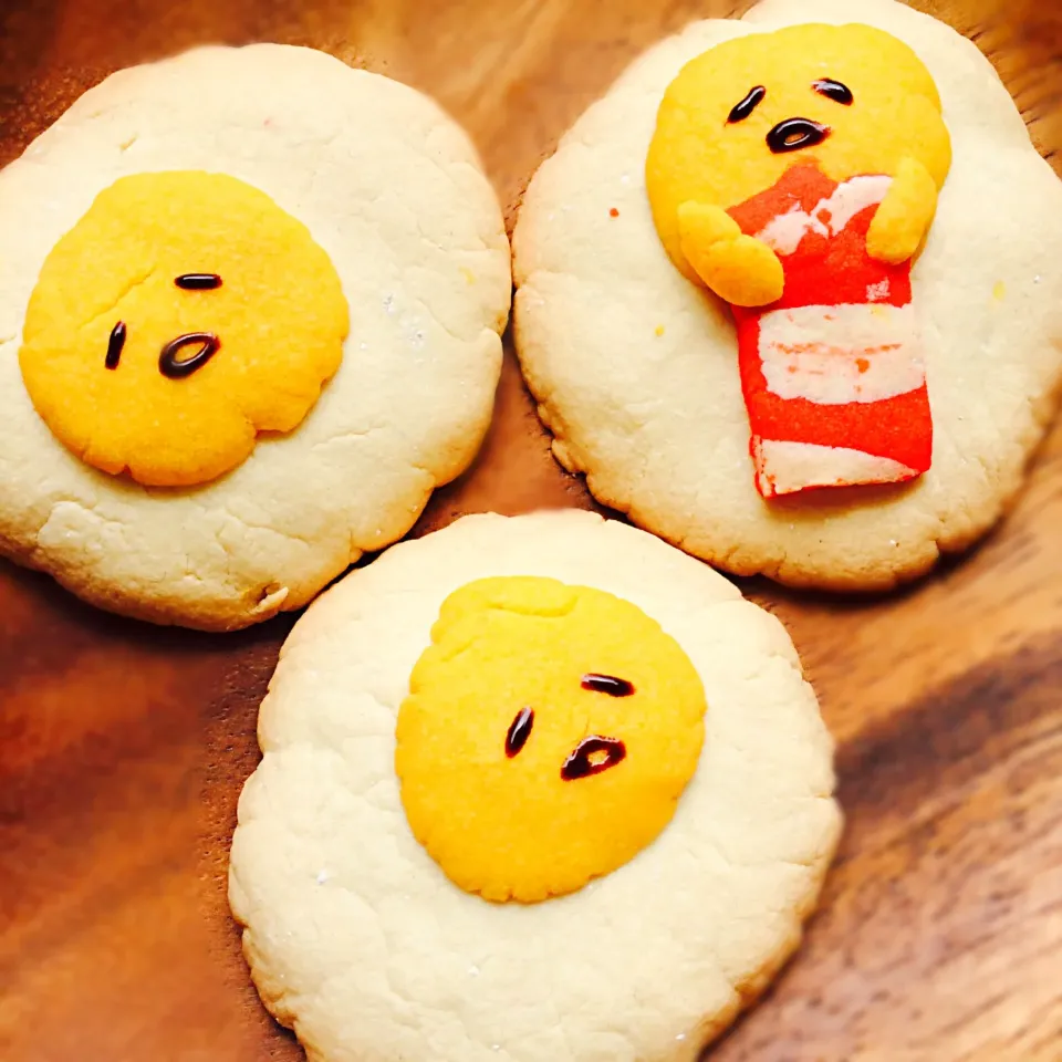 Gudetama cookies 🍪🍪|Tinky 🍒さん