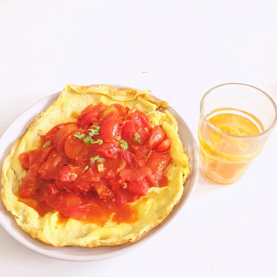 小番茄🍅烘蛋 酸酸甜甜又快手|未来さん