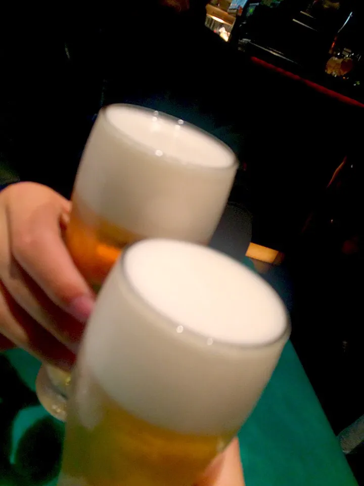 生ビールで乾杯|MIEKO 沼澤三永子さん