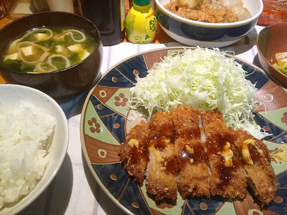 レンコンと梅肉のミルフィーユ豚カツ|ゆんたくさん