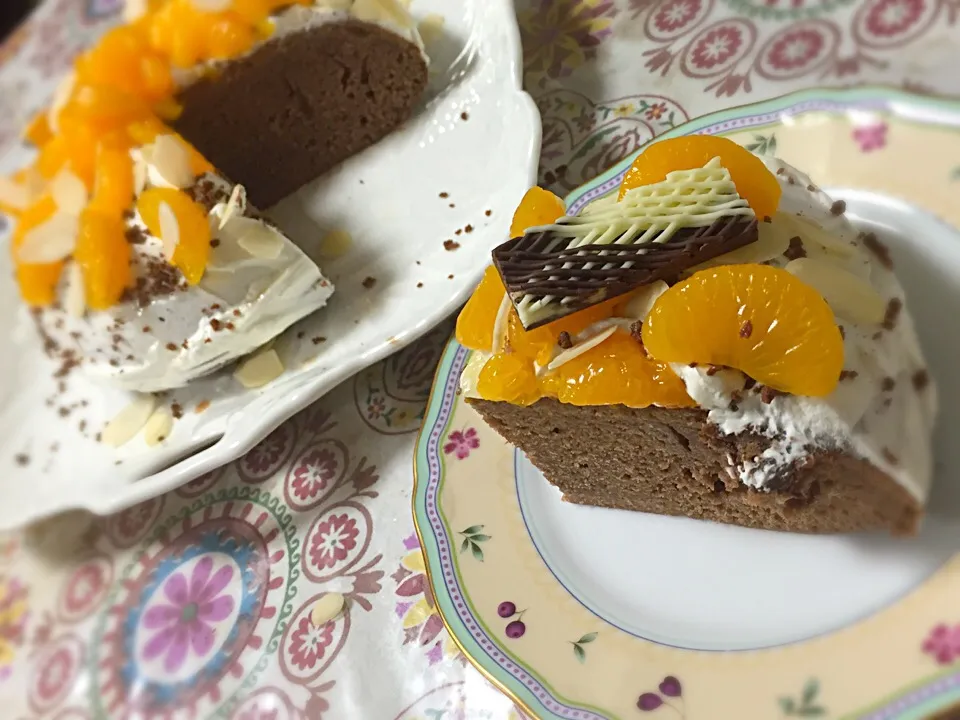 炊飯器で作った🎶
ホットケーキミックス&ココアのケーキ|いしくん。（たまご王子🥚🐣🐥🐔）さん