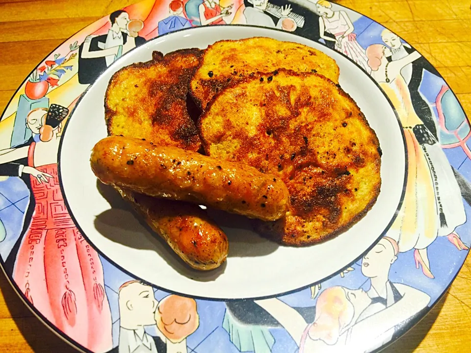 Gluten-free Banana Pancakes with Chicken Sausage|Cheryl Melnickさん