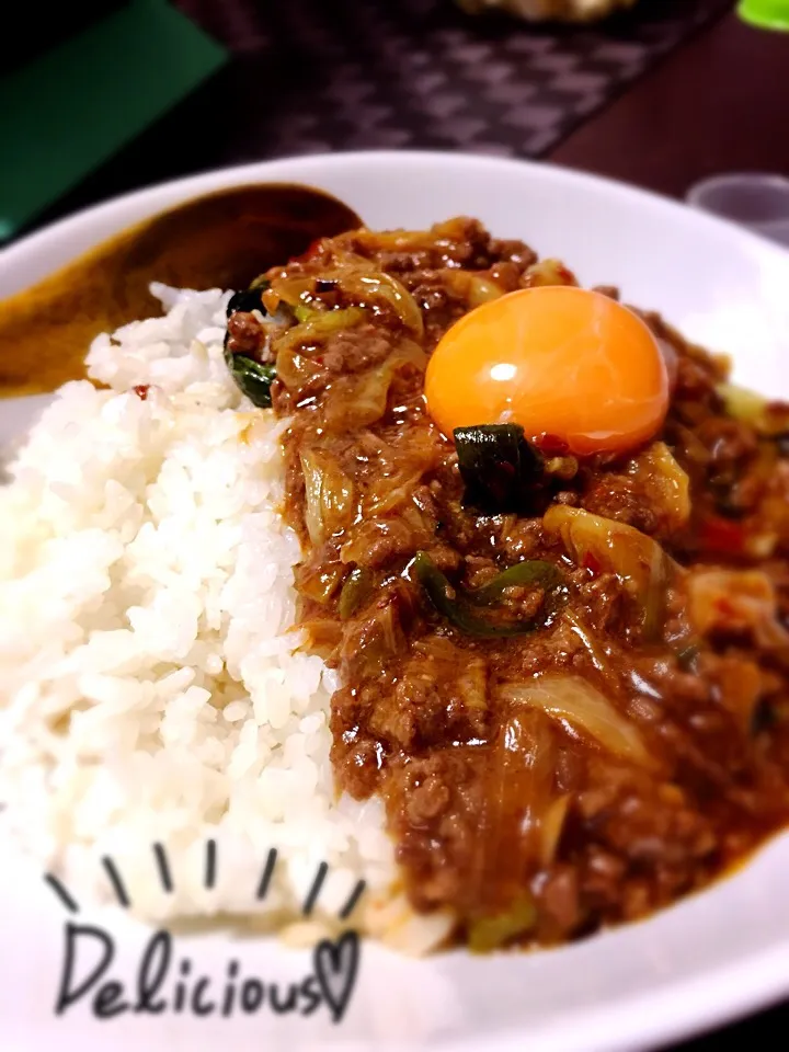 麻婆ひき肉野菜炒め♡味噌入り|Maria Carlota Manioさん