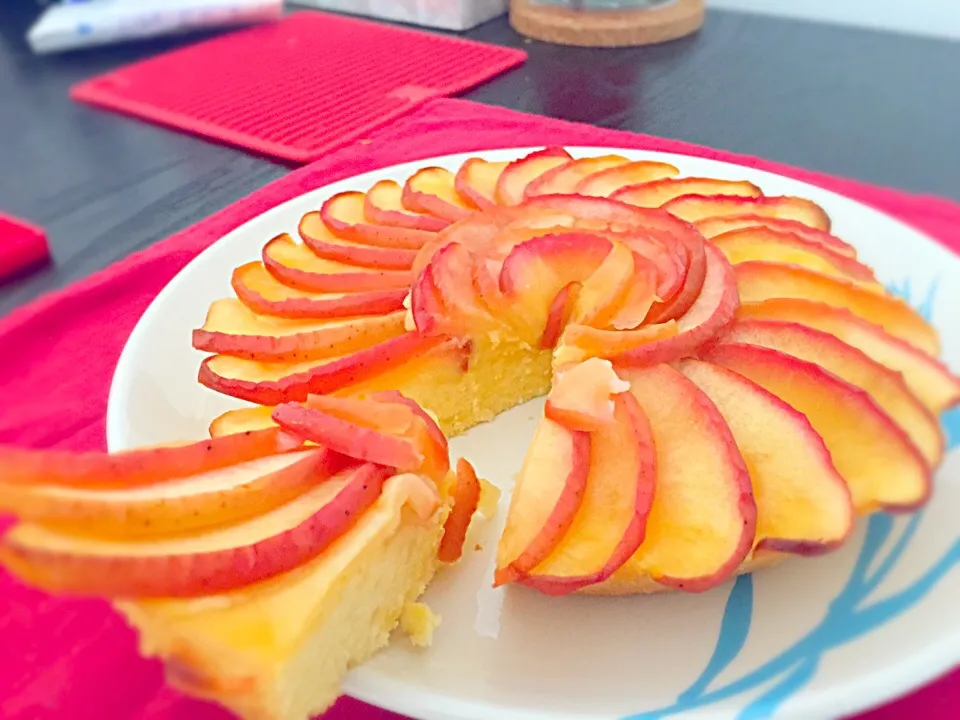 easy apple cake ;)|akiさん