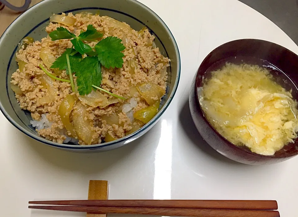 鶏そぼろ丼|utayataさん