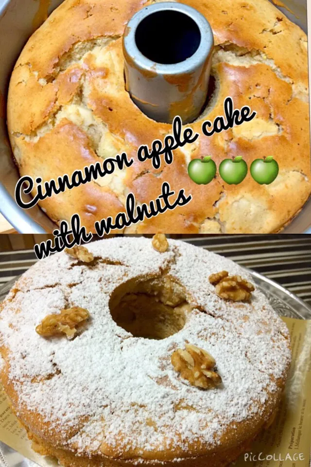 Cinnamon apple cake with walnuts desserts for tonight 11/8/15|Babyluv Cabrera Ocampoさん