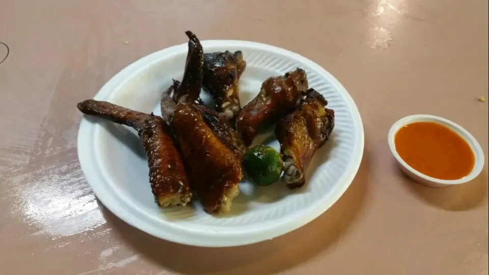 BBQ chicken wings|秋平さん