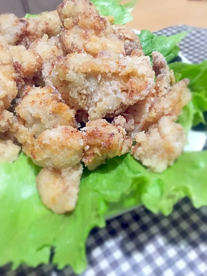 だし風味和風鳥もも唐揚げ|くまごろうさん