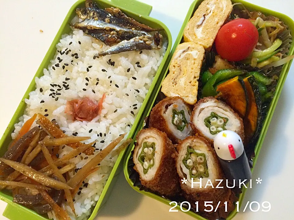 高校生息子弁当🍱🍱|Hazukiさん