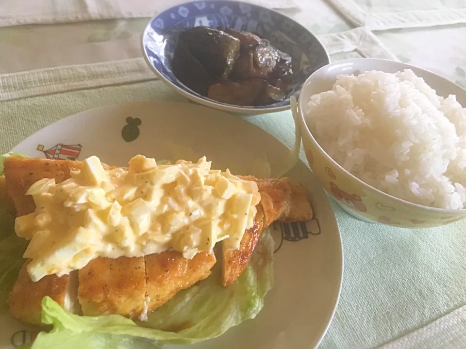 Snapdishの料理写真:鶏むね肉の甘酢南蛮|noboryuさん