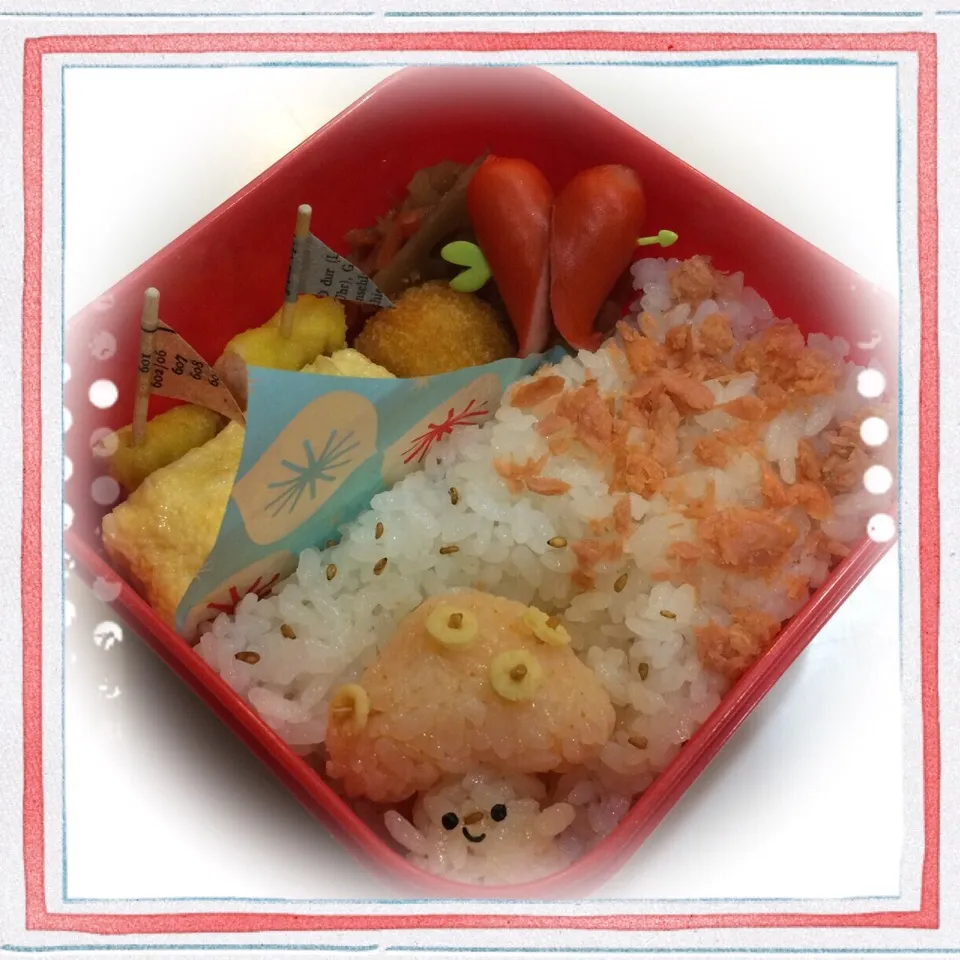 秋っぽい？季節のお弁当, ٩(๑>◡<๑)۶|エートさん