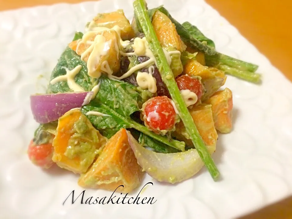 Persimmons&avocado salad|Masakiさん