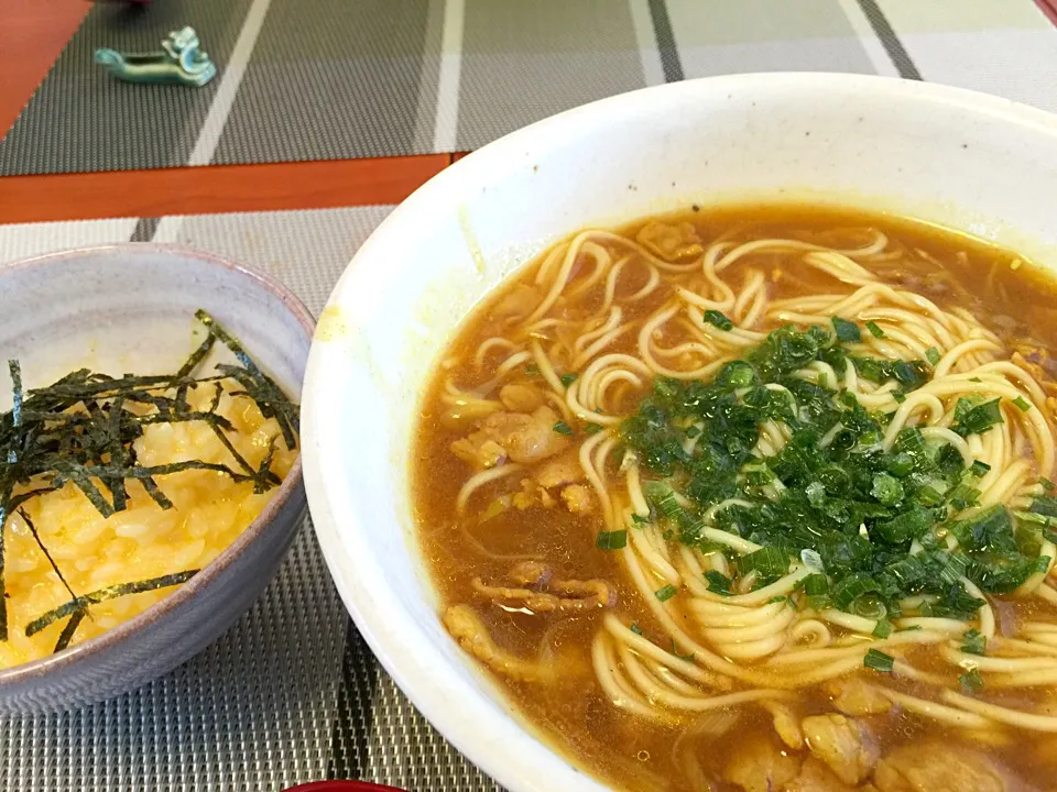 カレー南蛮と寝昆布だし卵かけご飯|Yoshito  Kobayashiさん