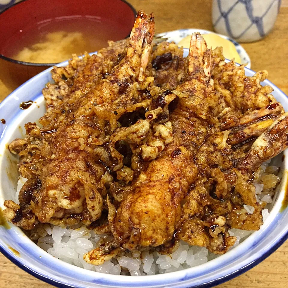 Snapdishの料理写真:天丼@中山(人形町)|塩豚骨さん