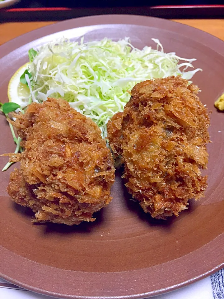 カキフライ定食（並）|流線形さん