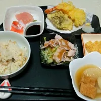 Snapdishの料理写真:11/8  旦那さん作の晩御飯♪|ひろこさん