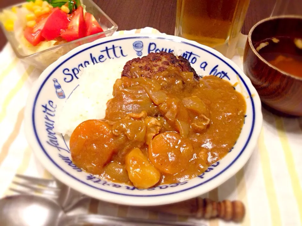 Snapdishの料理写真:カレーハンバーグ|Shinichiro Nojimaさん