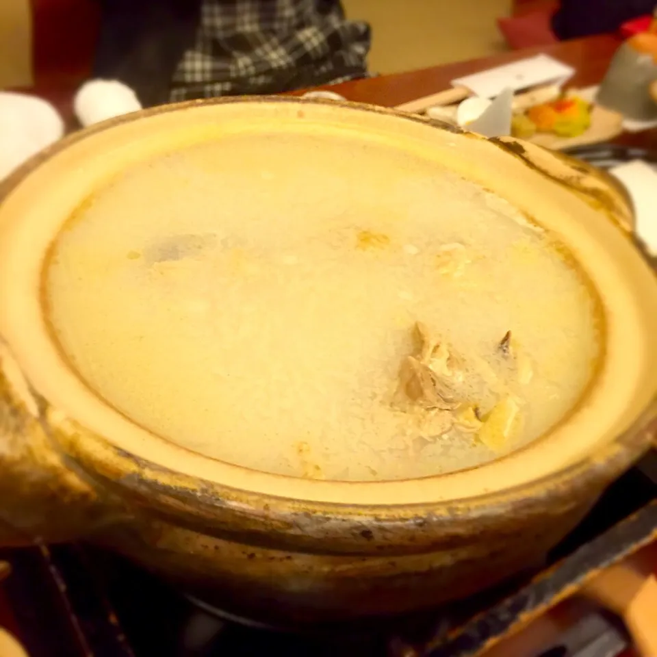 玄海の水炊きを頂きました！鶏の栄養と旨味が凝縮されています(^-^)/|ギムレットさん