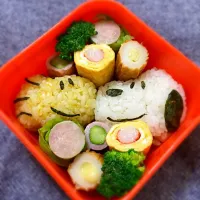 スヌーピーとウッドストックのくるくる弁当|Tさん