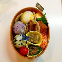 Snapdishの料理写真:小3ムスコ弁当|ペネロペさん