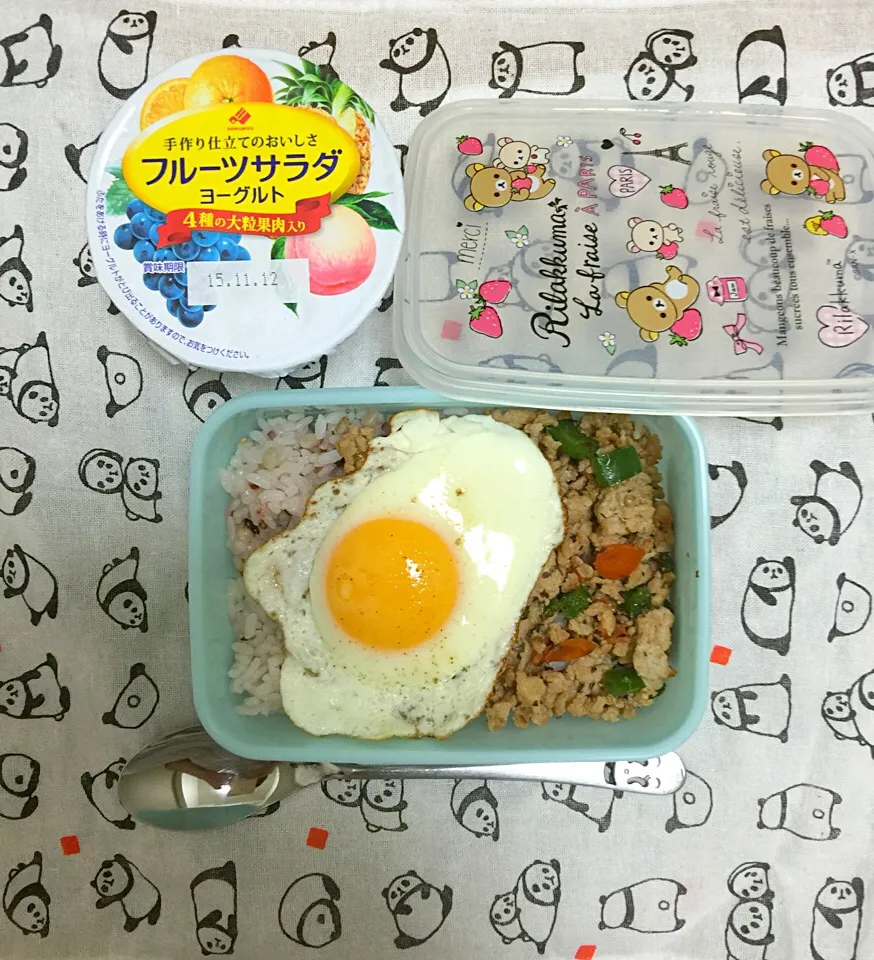 Snapdishの料理写真:今日のお弁当|ささのはぱんださん