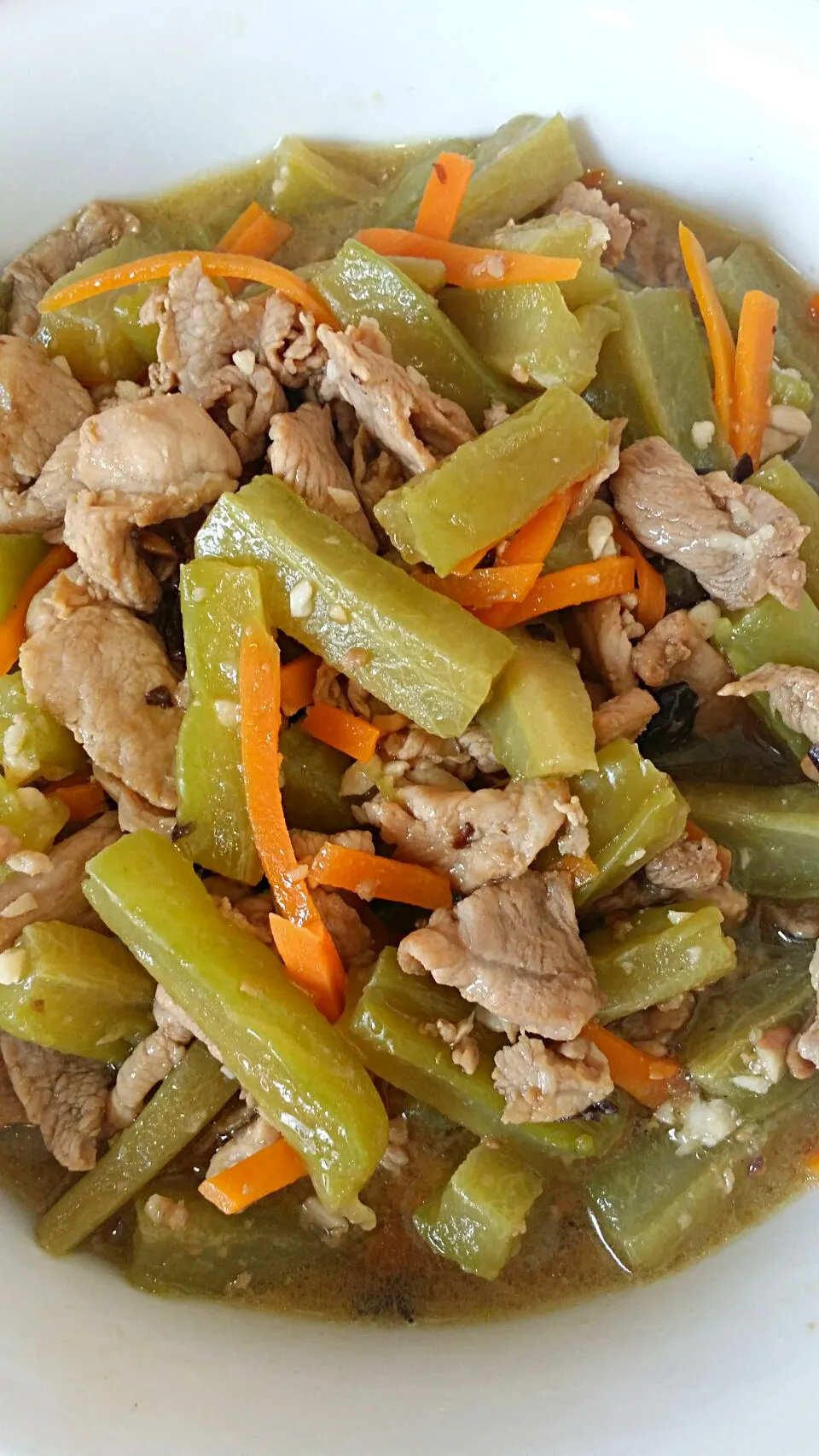 Bitter Gourd Stir Fry wif fermented Black bean & Lean 🍜|Jennifer Yapさん