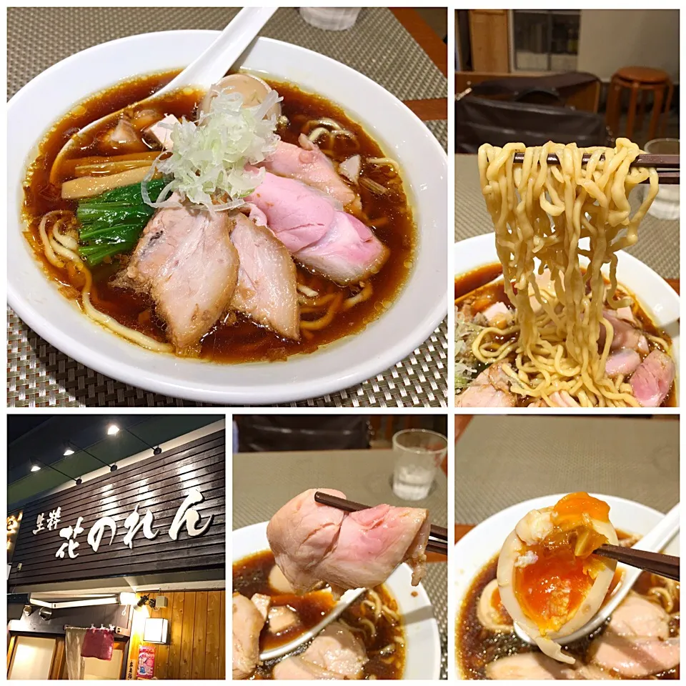 Snapdishの料理写真:貝柱入りの醤油ラーメン(特製)@茗荷谷・生粋 花のれん|juneshunさん