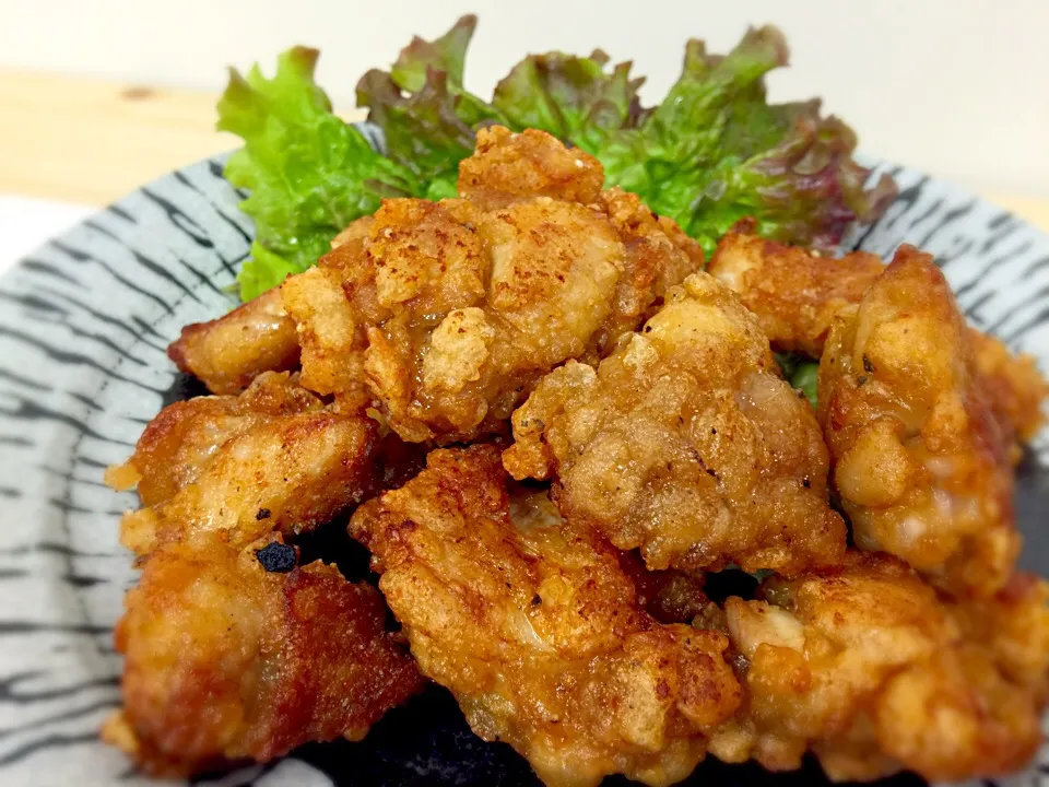 フライパンdeジューシー唐揚げ。
Japanese fried chicken.|Sayaka Jinsenji Huletteさん