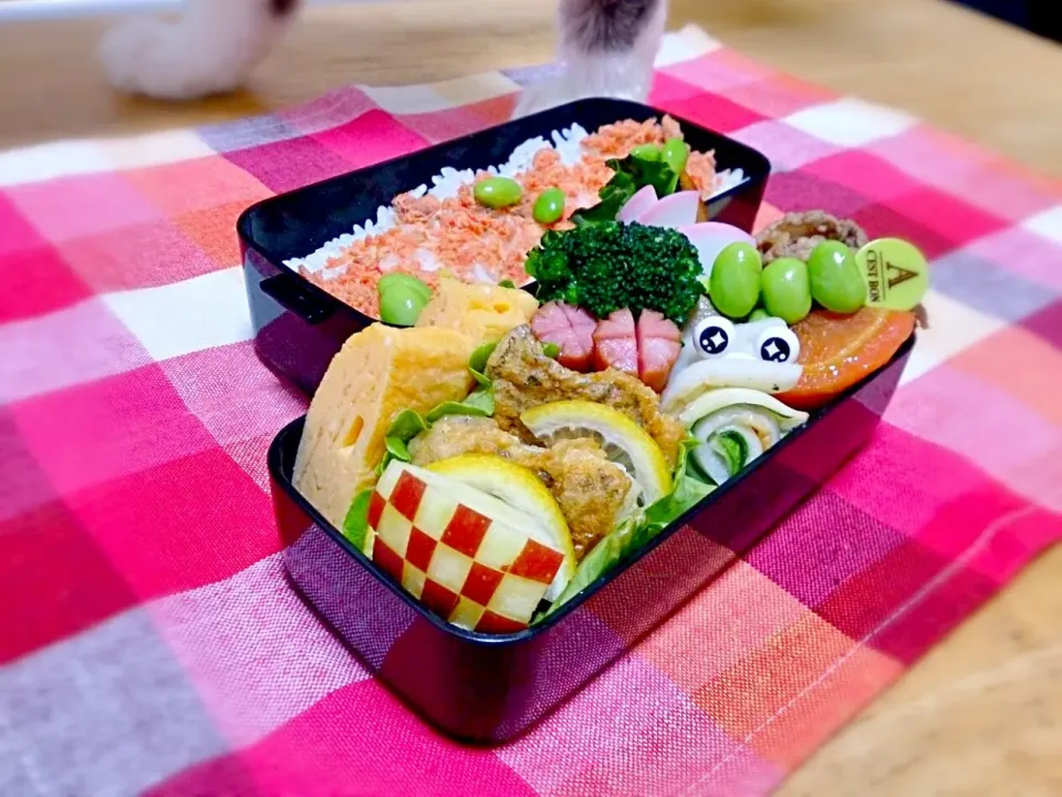 鱈のピカタ弁当|Cat Miroさん