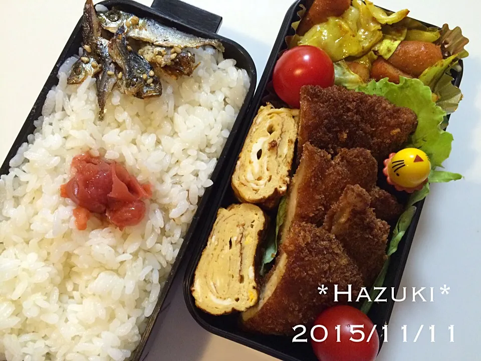 11/11(水)高校生息子弁当🍱🍱|Hazukiさん