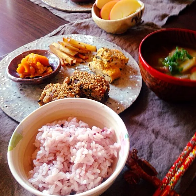 和風ミートローフ定食|ピヨさん