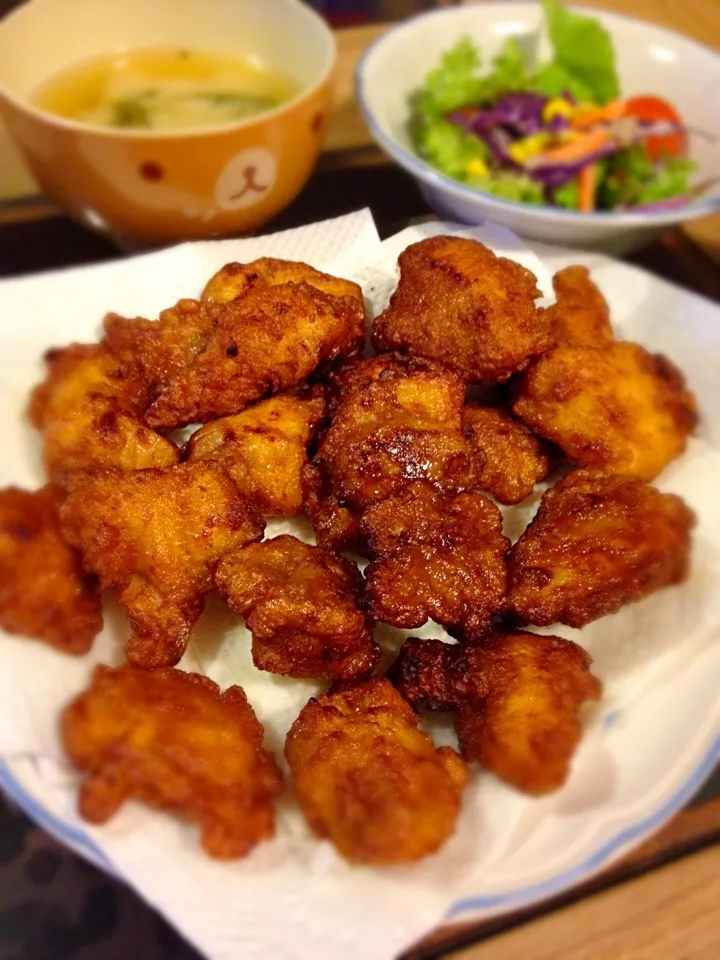 鶏胸肉のジューシー唐揚げ|チビミミさん