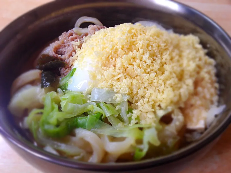 きくやうどん牛肉かけうどん|へろへろさん