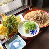 Snapdishの料理写真:天ざるそば|sayaさん