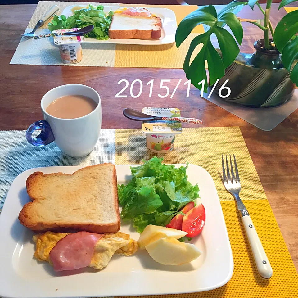 Snapdishの料理写真:朝ごはん 2015・11・6|ローゼルさん