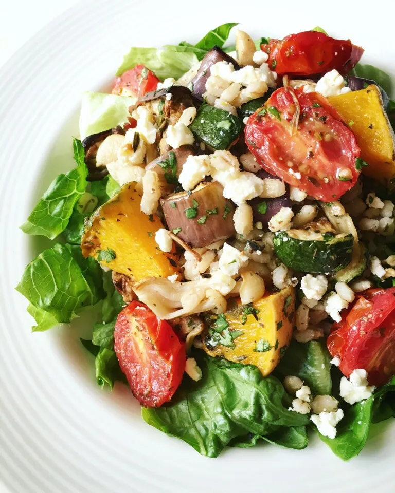 Grain salad of barley and grilled vegetables|coxiella24さん