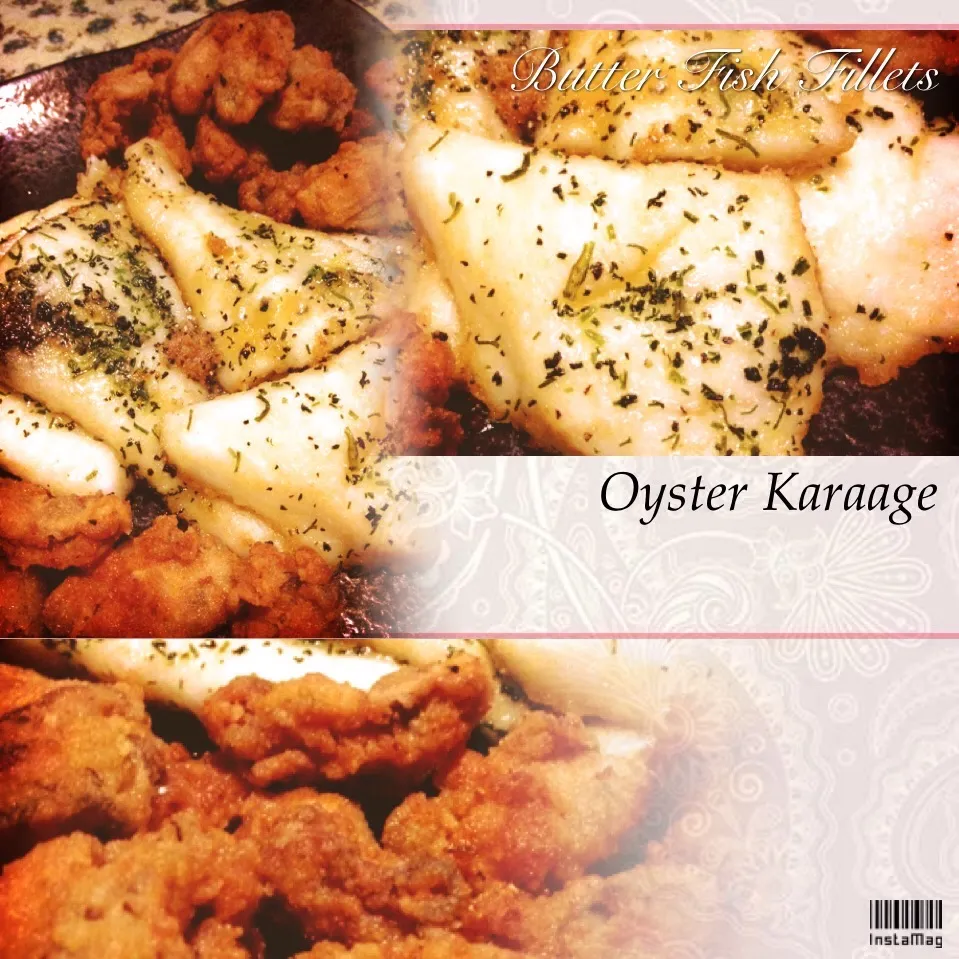 Pan Fried Butter & Lemon Fish Fillets with Oyster Karaage|Emanuel Hayashiさん