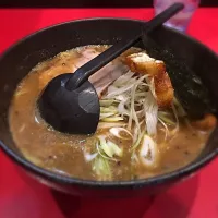 Snapdishの料理写真:赤味噌ラーメン|hirohさん