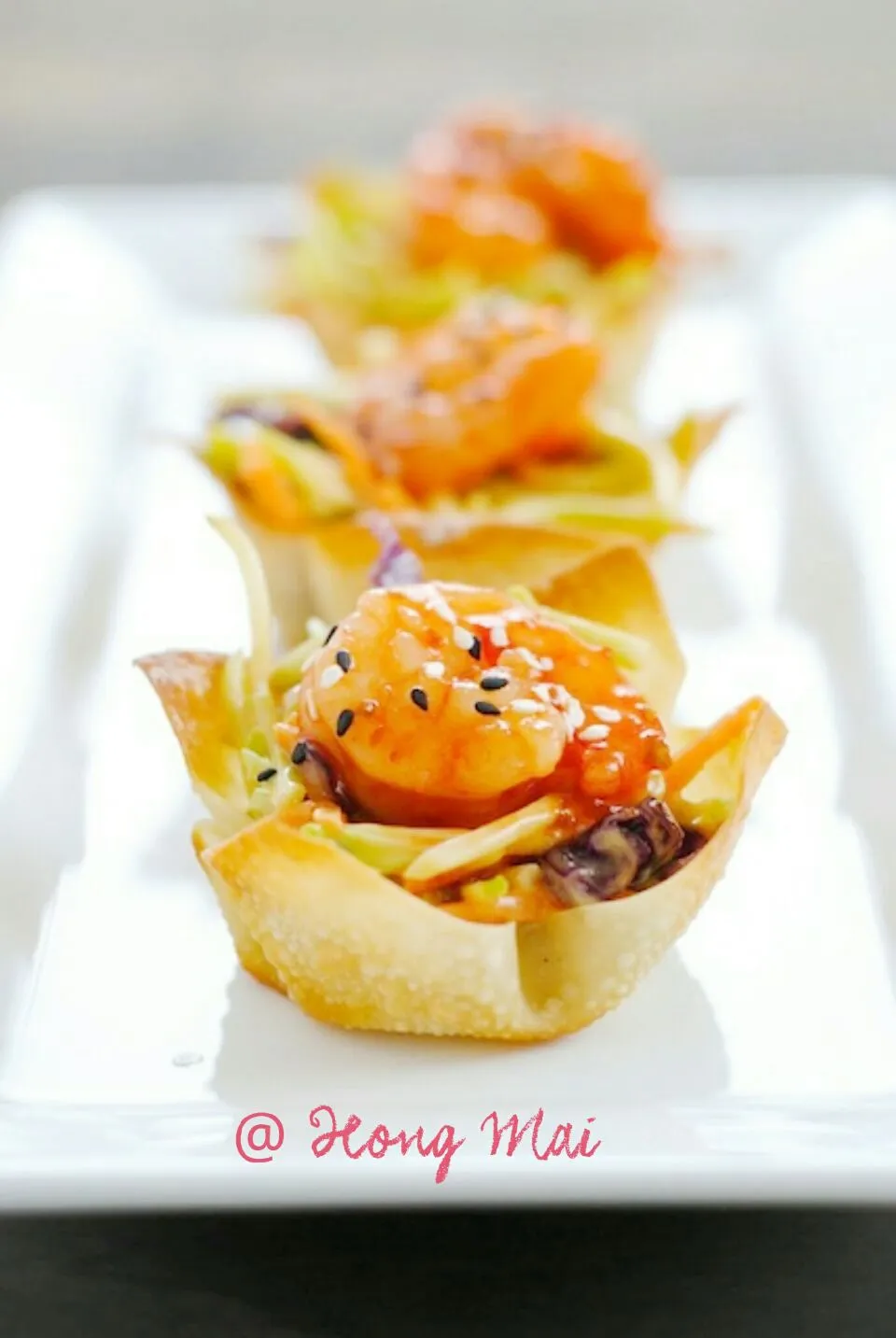 shrimps fried wonton cup|hongmaiさん