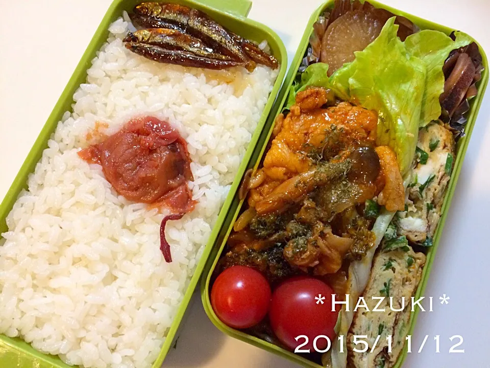 Snapdishの料理写真:11/12(木)高校生息子弁当🍱🍱|Hazukiさん