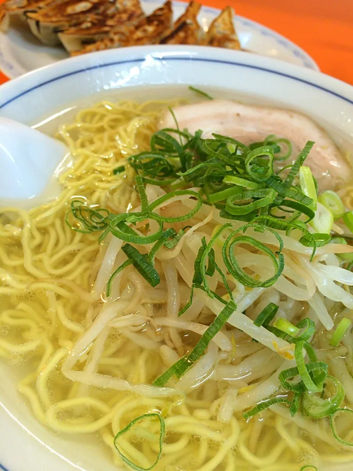 塩ラーメン＆餃子|ダンディ☆和田さん