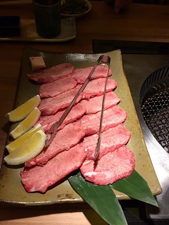 Snapdishの料理写真:神戸牛 タン塩|まいさん