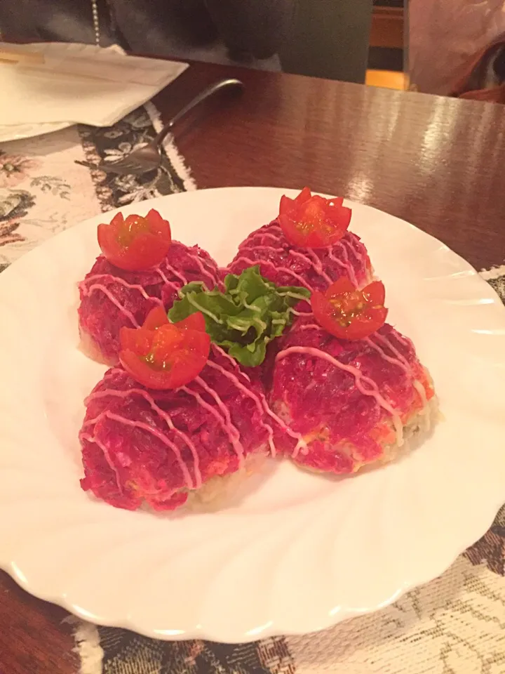 beets and herrings salad|KellyCoさん