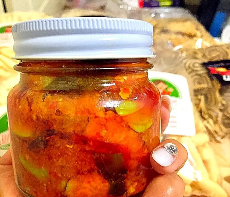 Balado Udang Pete in Jar 😋😁|reviliaさん