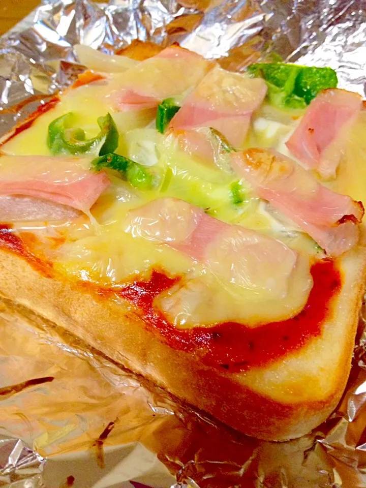 ピザ🍕トースト✨|まいりさん