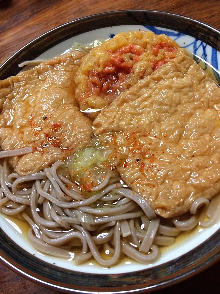 11/12の晩ご飯…天ぷらキツネ蕎麦。|hiroさん