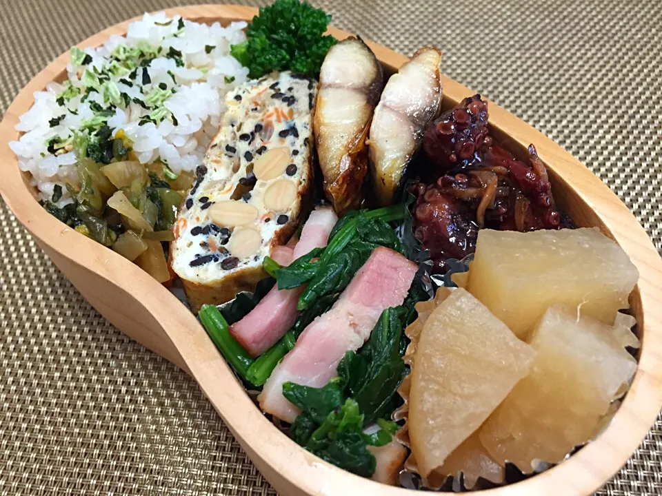 Snapdishの料理写真:2015年11月12日のお弁当|永島 恵さん