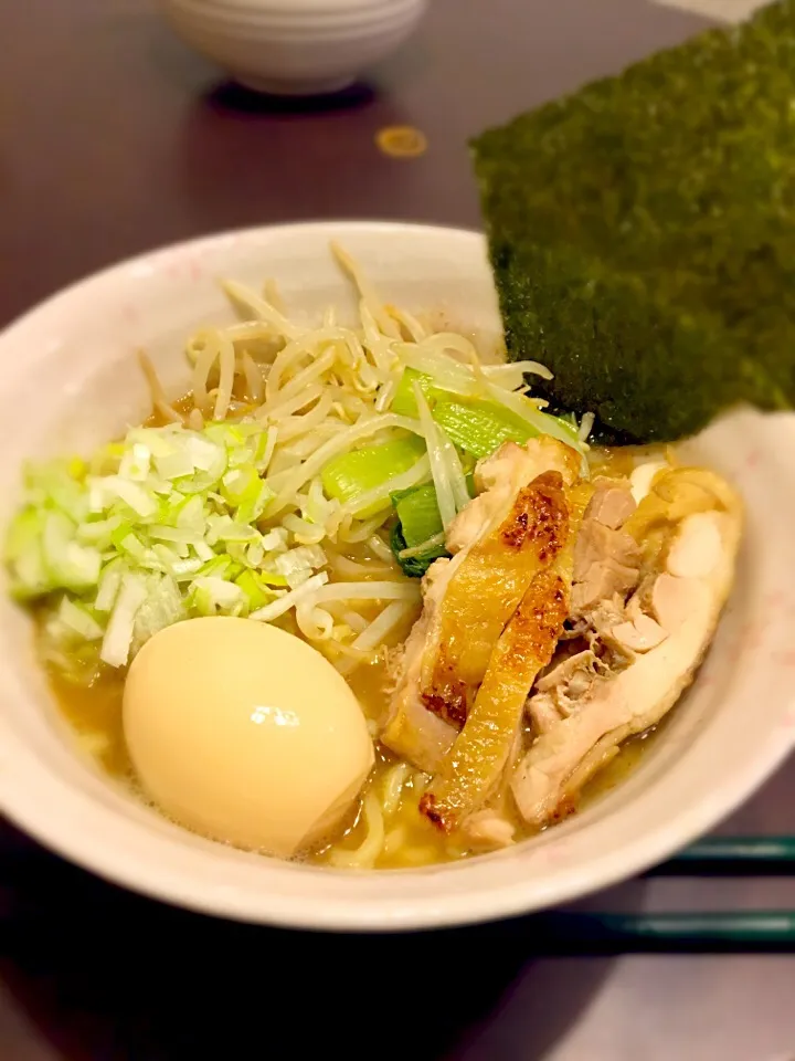 昨日食べたアジの残ったアラで作ったラーメン|かじさん