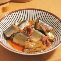 Snapdishの料理写真:秋刀魚の梅煮|nordenlifeさん