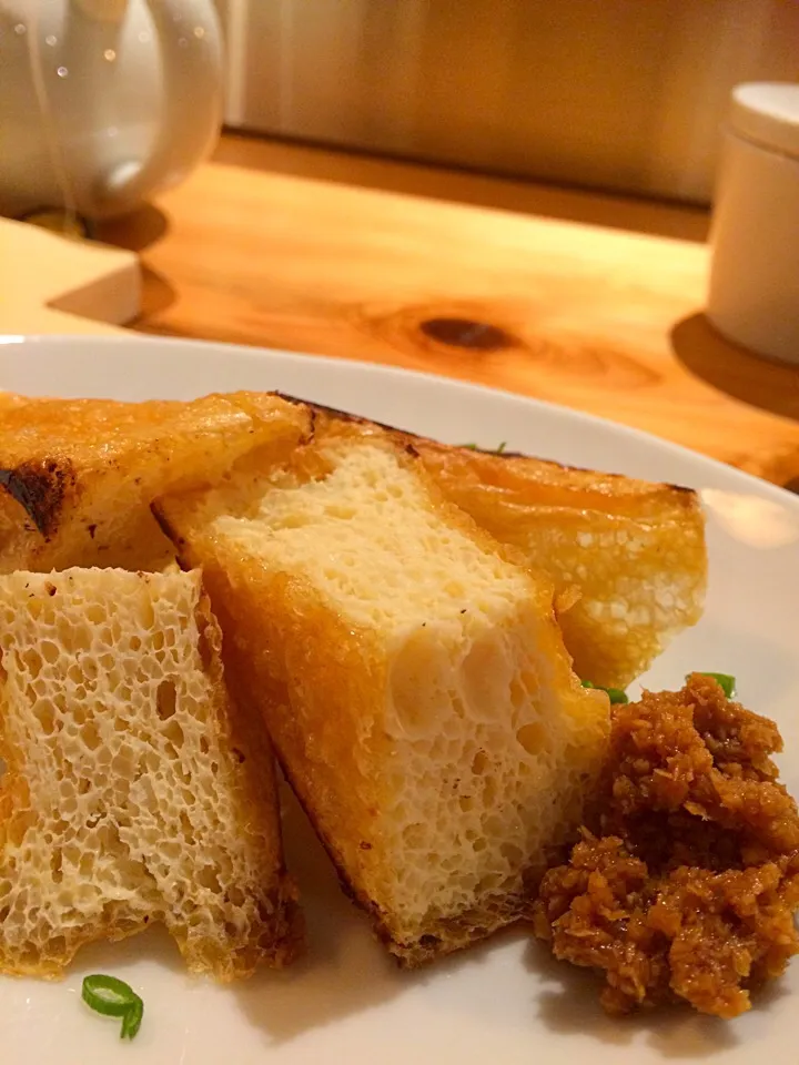 焼き油揚げ山わさび醤油|ともこさん